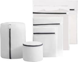 Set van 6 Herbruikbare Wasnetten met Rits voor de Wasmachine, Duurzame Mesh Zakjes voor Kleding, Ondergoed en Sokken (60x60/60x50/50x40/40x30/30x20/15) — thumbnail 1
