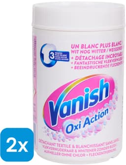 Vanish Oxi Vlekverwijderaar Poeder - 2x 600 gr — thumbnail 1