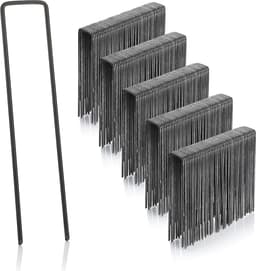 Grondankers Staal - Haringen Tuin - Vastzetten Tuin - Robuust Carbon Staal - 250 stuks 150mm - Metaal — thumbnail 1