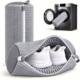 BOTC Schoenwaszak - Waszak voor schoenen - 2 stuks - Herbruikbaar - Wasmachine&Droger - voor Sneakers en Tennisschoenen - Grijs — thumbnail 1