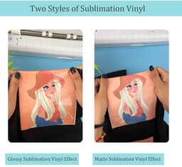 Sublimatie spray - Flexfolie Sublimatievinyl - 30,5 x 244 cm - Geschikt voor Donkere en Lichte Stoffen - Voor Textielbedrukking — thumbnail 3