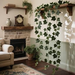 12 Rattani Ivy Striscianti Impermeabili e Resistenti ai Raggi UV Adatti a Case Interne ed Ester Matrimoni Vaste Decorazioni da Giardino Foglie finte per decorazioni — thumbnail 5