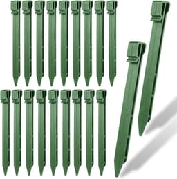 Grondankers - Groen - 250 mm - Kunststof Haringen voor Gazonrand en Tuinbedden - Voor Tuinliefhebbers — thumbnail 1