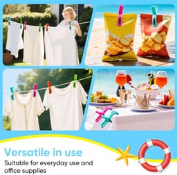 Grote Winddichte Handdoekclips - 8 stuks - Voor Strandbedden, Ligbedden, Badhanddoeken, Kleding en Eettafels — thumbnail 3