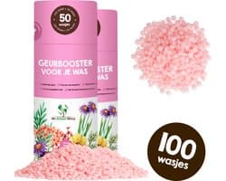 Mr. Green Mind wasparfum Flower Forest 100 wasjes - Wasparels - Geurbooster - Geurparels - Kledingverfrisser - Proefpakket