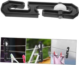 2 Stuks Plastic Kledinglijn Separator Tool voor Eenvoudige Rope Management Efficiënte Droogruimte Optimalisatie — thumbnail 3