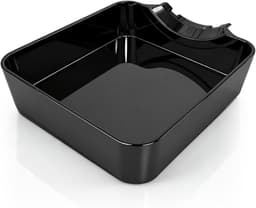 Afvoerbak voor wasmachine - Lekbak wasmachine - 17,4 × 16,4 cm - Lekbak voor Vaatwasser - Wateropvangbak - Wasmachine opvangbak - Opvangbak tegen lekkage - Opvangbak voor filterreiniging - Waterdichte bak - Afvoerbak - Wasmachine Lekbak - Zwart — thumbnail 1