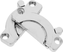 1set Rvs Meubelverbinder Verstelbare Tafelverbinding Voor Conferentietafels Kantoortafels Eettafels Stevige Bevestigingshardware Voor Stabiliteit Flexibiliteit Zilver — thumbnail 1