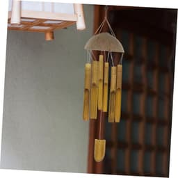 1set Windgong Kit Met Bamboe Tubes Kloppers Voor Buiten Binnendecoratie Eenvoudig Te Maken Voor Ambachtsliefhebbers Produceert Rustgevende Geluiden — thumbnail 2