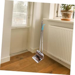 1set Stainless Steel Stoffer Duurzaam Schoonmaakgereedschap Voor Thuis Kantoor Met Ergonomisch Handvat Eenvoudige Opberging — thumbnail 3