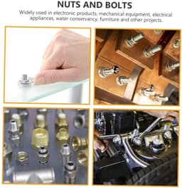 1set Rvs Rond Hoofd Bouten Moeren Washers Assortiment Kit Voor Machine Reparatie Voor Elektronische Producten Meubelprojecten — thumbnail 3