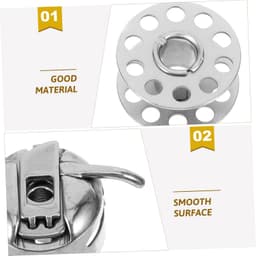 1set Vervangbare Metalen Spoelen Voor Naaiapparaten Duurzame Praktische Naaiaccessoires Voor Huishoudelijke Industriële Machines — thumbnail 2