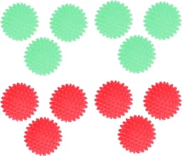 Wasbal, Wasmachine Wasbal, Wasmachineballen, Wasmachinebal, 6 stuks Wasbal Niet giftig PVC Veilig Herbruikbare huishoudelijke benodigdheden voor wasmachine Wasmachine(Groente) — thumbnail 5