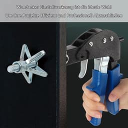 40 stuks holle wandankers, M5 x 52 holle metalen ankerset, koolstofstaal, hollewandpluggen metaal, expansiemoeren, voor gipswanden, holle wanden, ijzeren deuren — thumbnail 2