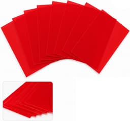 8 Stuks Hittebestendige Folie, Gel Lichtfilter Rood, Transparante Kleurfolie voor Kleurcorrectie, Fotostudio, Fotolamp, LED-Lamp, Projector, Studioflitser en Koplamp — thumbnail 1
