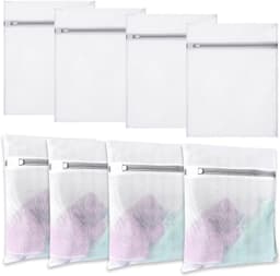 Wasmachine Wasnetjes Set van 8 Stuks 40 x 30 cm, Ideaal voor Kleine Wasgoed en Delicate Kleding — thumbnail 1