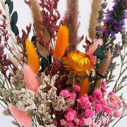 Gedroogde bloemen, 45 cm, natuurlijke gedroogde bloemen, tafeldecoratie, gedroogde bloemen, decoratie, voor huis, arrangement bruiloft, kantoor, decoratie, woonkamer, slaapkamer — thumbnail 2