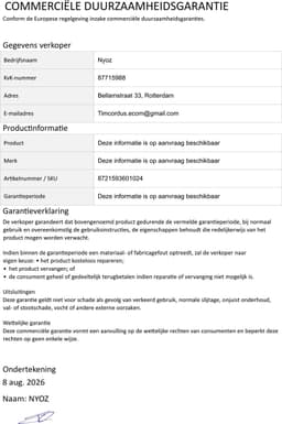 Nyoz wasmand met deksel - Wasbox - Waskast - 50 x 30 x 60 cm - MDF en Bamboe - 80 kg draagvermogen - Wit - Met opbergruimte — thumbnail 4