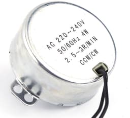 Motor, 50/60 Hz Frequentie 220-240 V AC Synchrone Motor Reductiemotor 4 W Reductiemotor CW/CCW, Piramidemotor Stil voor Magnetron Draaitafel (2,5-3 tpm) — thumbnail 5
