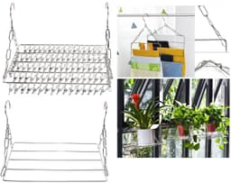 Droogrek Inklapbaar - Multifunctioneel - Wanddroogrek - Lichtgewicht - Verstelbaar - Geschikt voor Kleding en Handdoeken - Wasrek — thumbnail 2