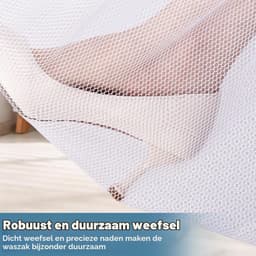 Set van 2 Grote Herbruikbare Wasnetten voor de Wasmachine - Ideaal voor Kleding, Sweaters en Jassen (XXL 60 x 80 cm, XXXL 90 x 110 cm) — thumbnail 3