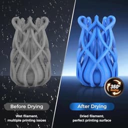 Filamentdroogbox voor 3D-printers met 4 Spoelen, Snelle Verwarming en Vochtigheidsbeheer — thumbnail 2