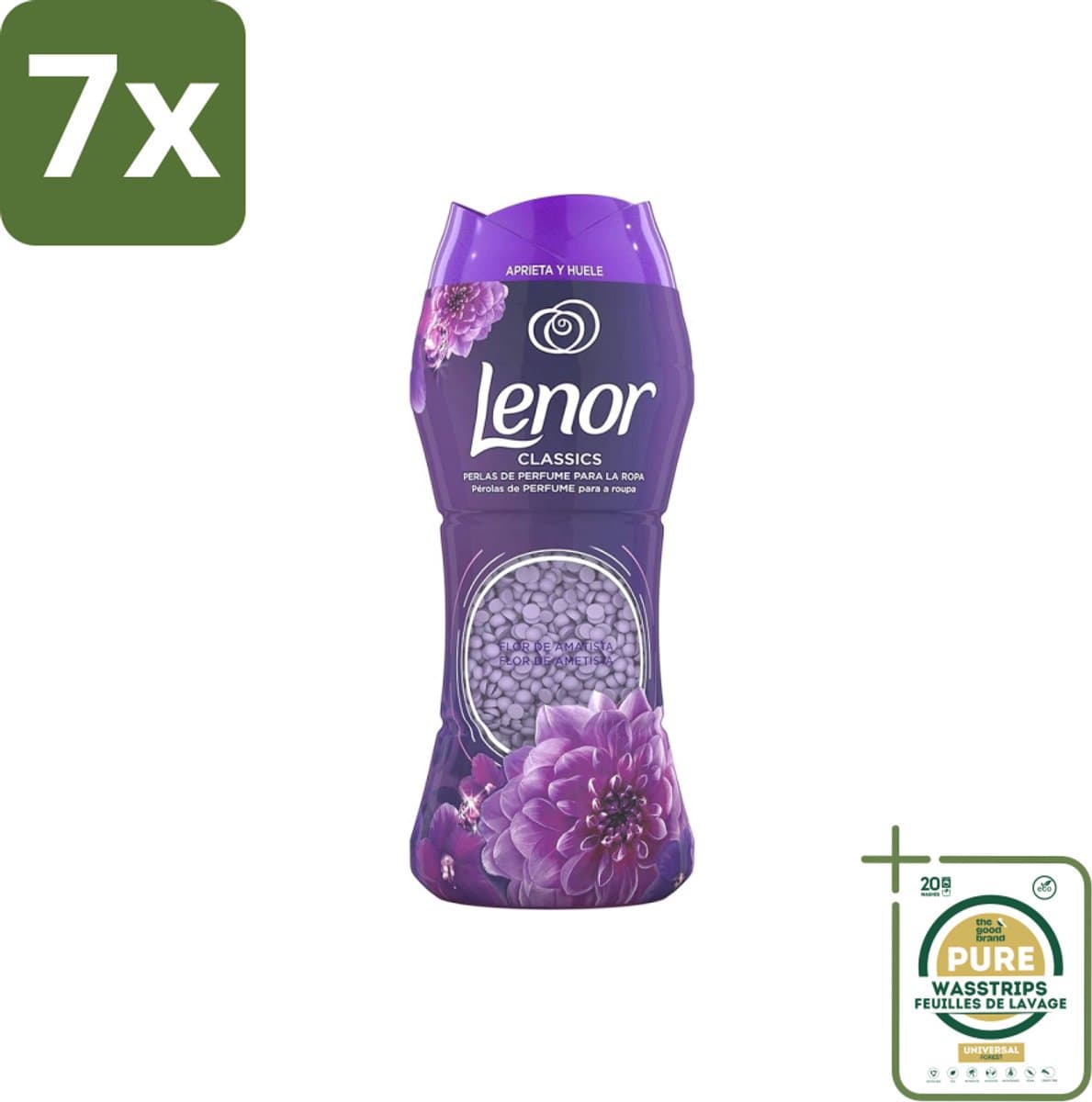 7 x Lenor Unstoppables – Geurbooster – Amethyst – 210 g - Grootverpakking - Koffiezetapparaat - Koffiezetapparaat - Koffiezetapparaat — afbeelding 1