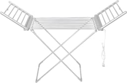 Elektrisch droogrek (opvouwbaar) 1470x540x940mm zilver — thumbnail 1