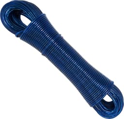 Sterke en Duurzame Stalen Waslijn op Rol, Transparant PVC Gecoat — thumbnail 1