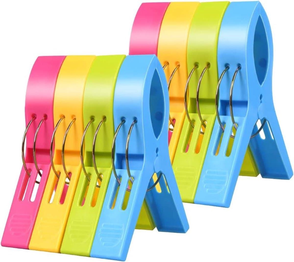 Ronte - Strandhanddoekclips Set van 8 stuks voor Ligbedden en Zwembadstoelen — afbeelding 1