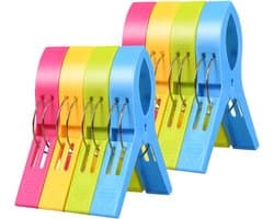 Ronte - Strandhanddoekclips Set van 8 stuks voor Ligbedden en Zwembadstoelen
