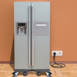 Aufun Wasmachinevoet Voor Koelkast Verstelbare Breedte- 8 Stevige Poten Met 4 Wielen-Maximale Belasting 200 Kg-Voor Wasmachine, Koelkast-Grijs — thumbnail 5