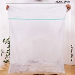 Livé® Extra Grote Waszak 90×110 cm – Ademend met Ritssluiting — thumbnail 1