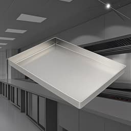 Lekbak RVS - Condensbak Afvoer - Buitenunit Bescherming - Roestvrij Staal 304 - 120x10cm — thumbnail 1