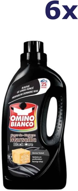 Omino Bianco Black Care - Vloeibaar Donker Wasmiddel - 6 x 1.48 L - Geconcentreerd — thumbnail 2
