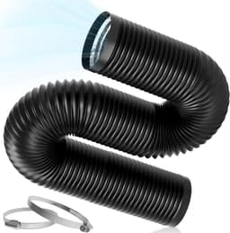 Flexibele Afvoerslang 150 mm - 5 Meter - Ventilatieslang met Klemmen voor Airco Droger — thumbnail 1