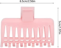 15 Stuks Grote Haarclips voor Krulspelden en Kappers Gebruik - Roze — thumbnail 3