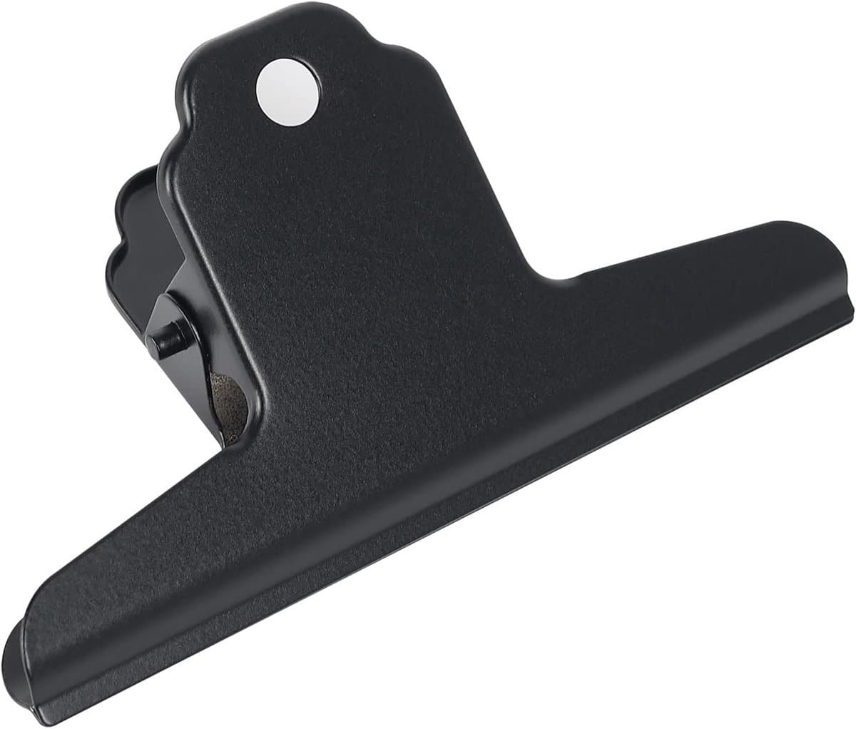 Grote Zwarte Metalen Bulldog Clips (75mm) - 12 Stuks Sterke Binderclips voor Papier en Documenten — afbeelding 1