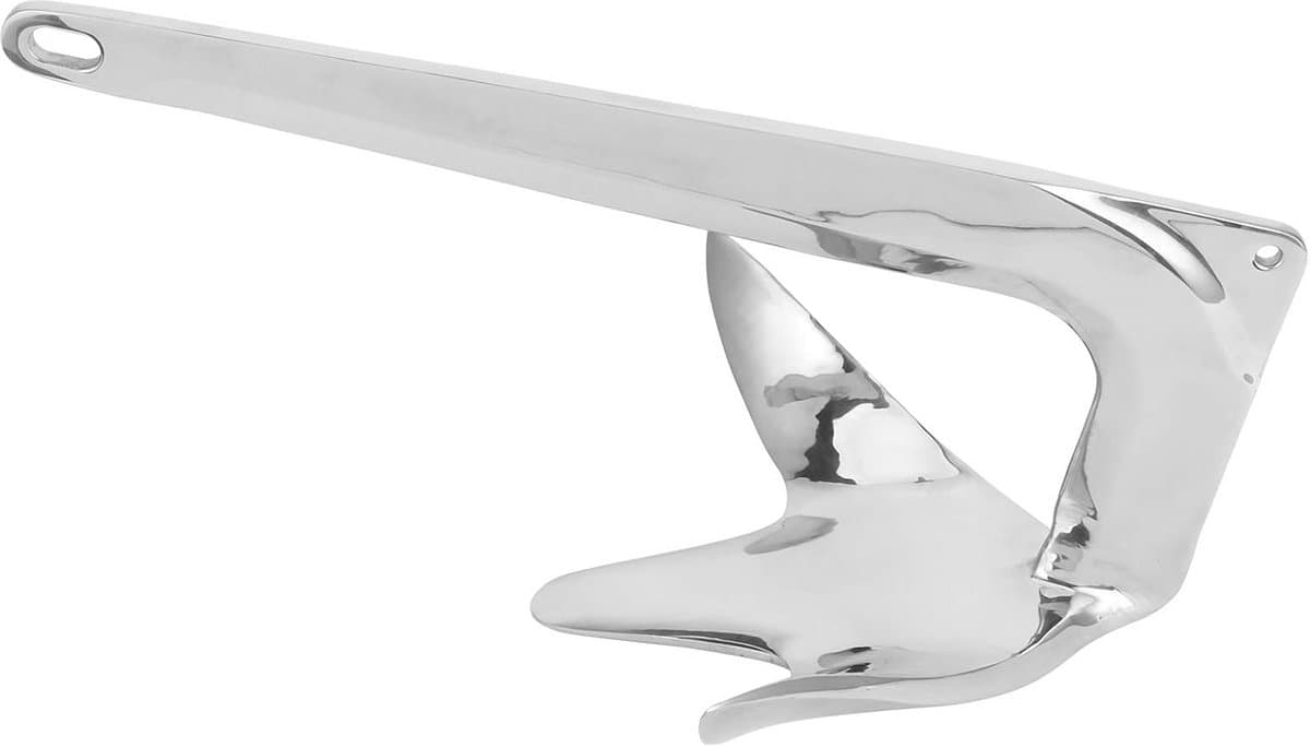 Grapnel Anker 5kg RVS 316 voor Dinghy, Kajak en Kleine Yacht — afbeelding 1