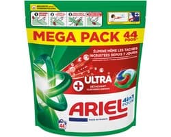 Ariel 4in1 Wasmiddel Pods +Ultra Vlekverwijderaar - 44 Wasbeurten