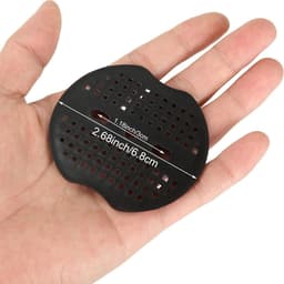 Bufferschijven voor grondankers - set van 200 stuks - kunststof onderlegschijven voor stabiliteit - geschikt voor boerderij, matten, netten, hekken, grasmat en tent — thumbnail 5