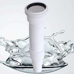 Afvoerbuis Douche - Flexibele Pijp - Badkamer Installatie - Uitschuifbaar Ontwerp - 50mm Diameter - Grijs — thumbnail 5