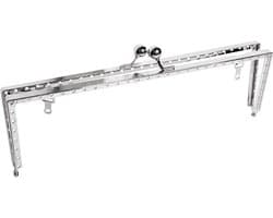 Zaksluiting - Metalen klem - Tassen sluiten - Duurzaam ijzer - 225 x 75 cm - Zilver
