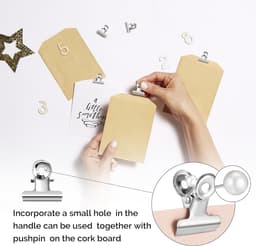 Kleine Bulldog Clips - 100 Stuks Briefklemmen voor Papier, Foto's en Knutselwerk — thumbnail 5