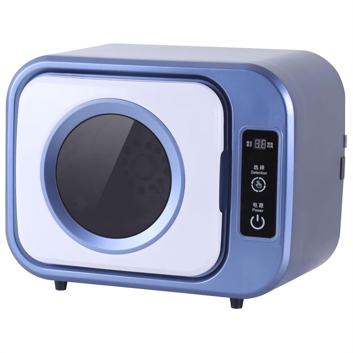 Mini Wasdroger - Compacte Droger - Kleine Was Drogen - Dubbele Temperatuur Sonden - Blauw — afbeelding 1