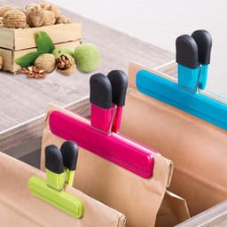 Ibenzoa® Handige set kleurrijke voedselsluitclips voor versheid bewaren in keuken en meer — thumbnail 2