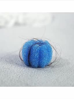 4-Pack Wasmachine Ontharingscrème - Geschikt voor het Absorberen en Verwijderen van Kattenhaar - Herbruikbare Drum Magic Wasballen - Blauw — thumbnail 4