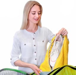 Allecto Plus - Schoenen waszak voor wasmachine - Reinigt vuil met zachte borstel - Gele kleur - Verhoogde interne wrijving - Schoenwaszak met bescherming — thumbnail 4