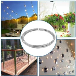 Allecto Plus - 304 RVS kabel 6 m met 2 mm dikte voor waslijn en hekwerk - Indoor en Outdoor Gebruik — thumbnail 5