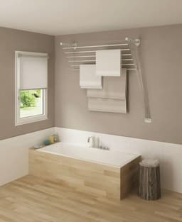 Lift wasdroger voor muur en plafond - 6 m drooglengte - Stalen frame — thumbnail 4